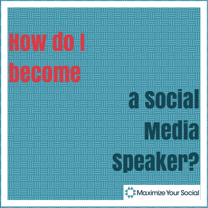 how do i become a social media speaker